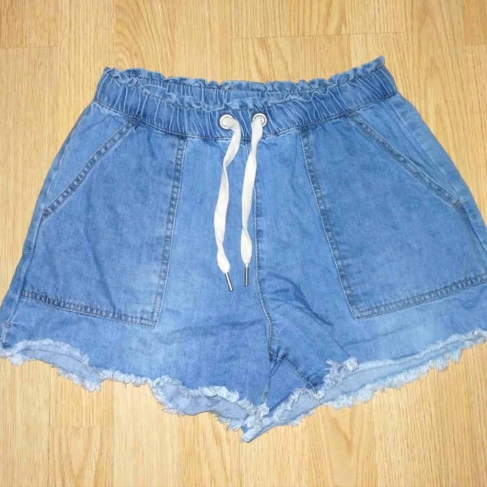 Blue Denim Shorts